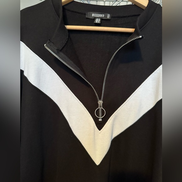 Missguided cotton blend long sleeve dress - Picture 4 of 7